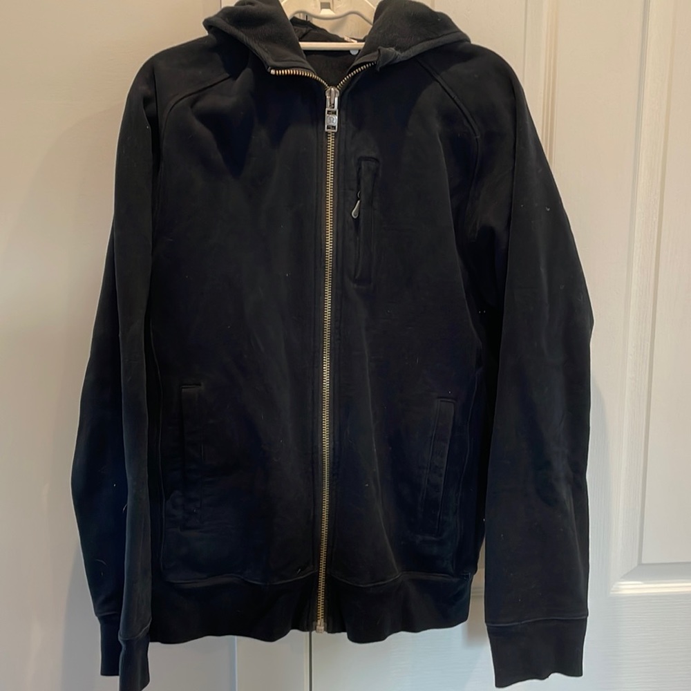Mens Black Lululemon Zip Up Sweatshirt